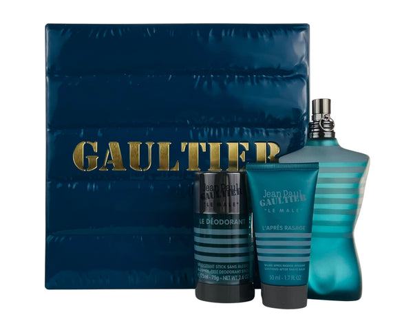 JPGR3M - Jean Paul Gaultier Le Male 3 Pc. Gift Set for Men