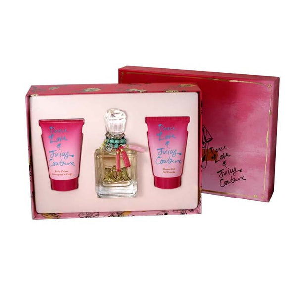 JCPL3 - Peace Love & Juicy Couture 3 Pc. Gift Set for Women