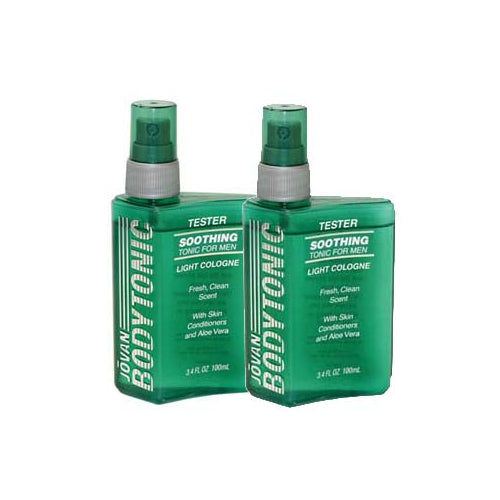 JOV23M - Jovan Body Tonic Cologne for Men - 2 Pack - 3.4 oz / 100 ml Spray Tester