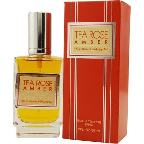 TEA11 - Tea Rose Amber Eau De Toilette for Women - Spray - 2 oz / 60 ml