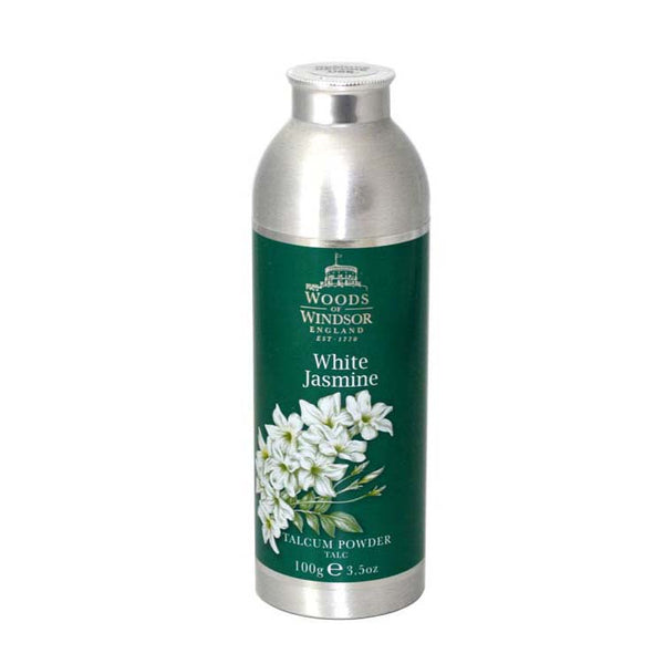 WHI17-P - White Jasmine Talcum Powder for Women - 3.5 oz / 100 g