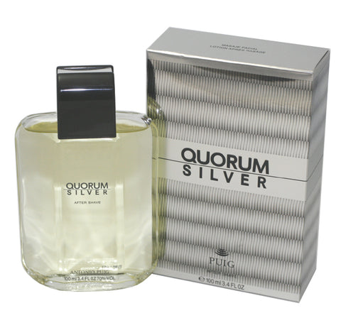 QUS30M - Quorum Silver Aftershave for Men - 3.4 oz / 100 ml