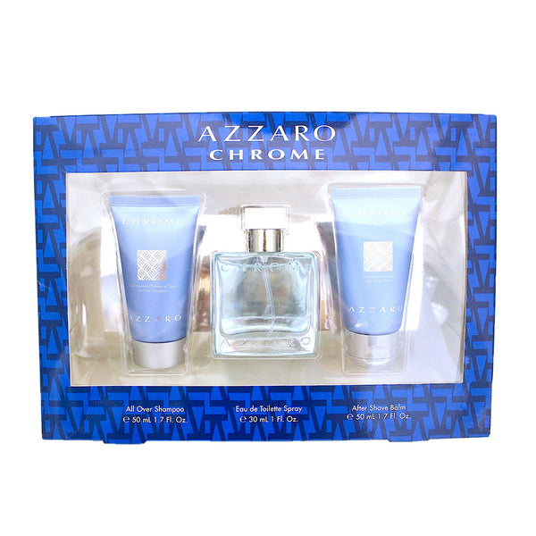 CH981M - Chrome 3 Pc. Gift Set for Men