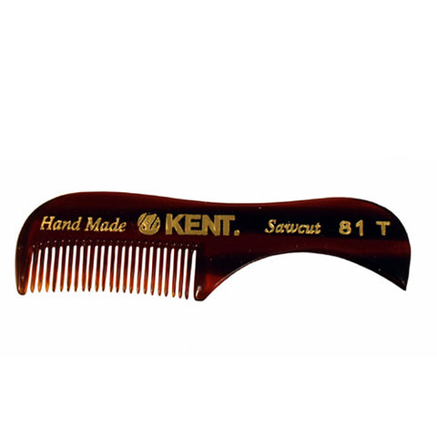 KPC26 - Kent The Hand Made Comb Beard & Moustache Comb for Men | Sawcut 81t