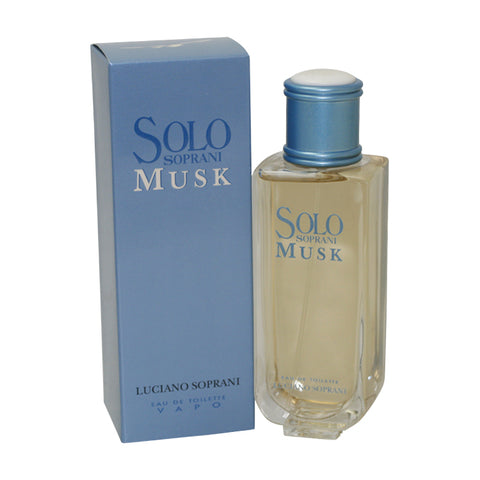 SM34M - Solo Soprani Musk Eau De Toilette for Men - 3.3 oz / 100 ml Spray