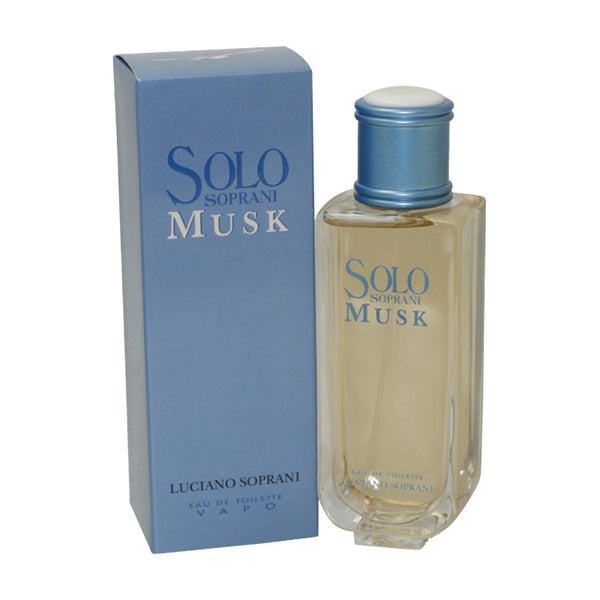 SM34M - Solo Soprani Musk Eau De Toilette for Men - 3.3 oz / 100 ml Spray