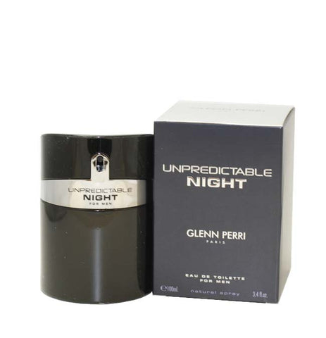 UPN34 - Unpredictable Night Eau De Toilette for Men - Spray - 3.4 oz / 100 ml