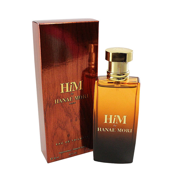 HIM18M - Hanae Mori Him Eau De Toilette for Men - 1.7 oz / 50 ml Spray