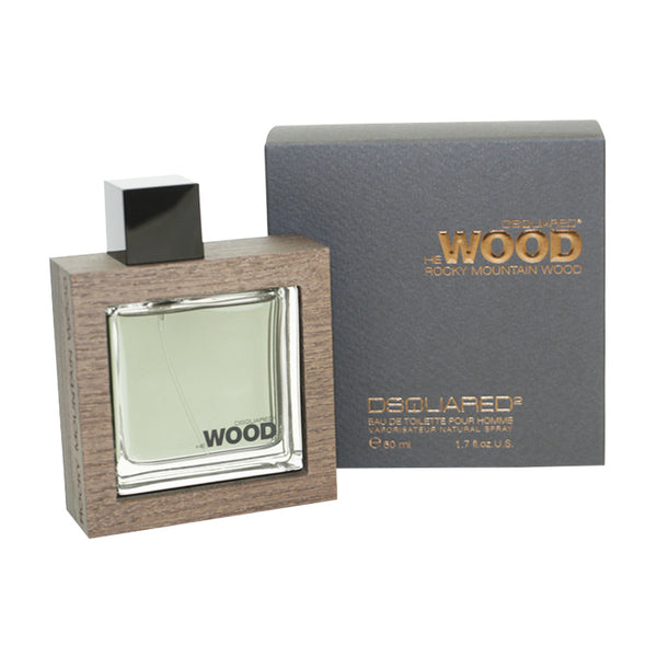 DESW16M - Dsquared2 He Wood Rocky Mountain Wood Eau De Toilette for Men - 1.7 oz / 50 ml Spray