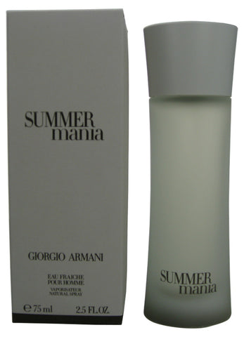 SUM27M - Summer Mania Pour Homme Eau Fraiche for Men - Spray - 2.5 oz / 75 ml