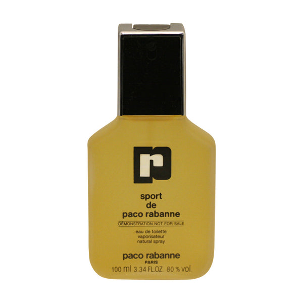 PAS19M - Paco Rabanne Sport Eau De Toilette for Men - Spray - 3.3 oz / 100 ml - Tester