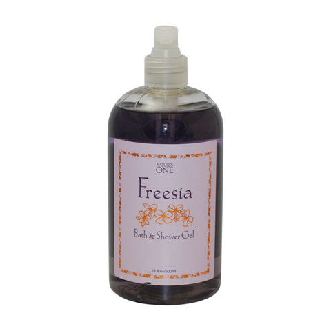 PG68W - Perlier Nature's One Freesia Bath & Shower Gel for Women - 16.67 oz / 500 ml