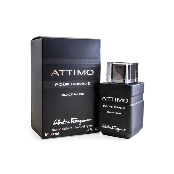 SFBM34M - Attimo Black Musk Eau De Toilette for Men - 3.4 oz / 100 ml Spray