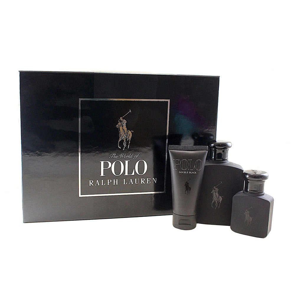 Polo Double Black Cologne 3 Pc. Gift Set | 99Perfume.com Polo Double Black Cologne 3 Pc. Gift Set | 99Perfume.com