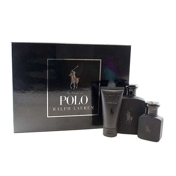 POB27M - Polo Double Black 3 Pc. Gift Set for Men