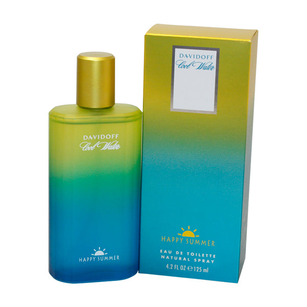 CHS42M - Cool Water Happy Summer Eau De Toilette for Men - Spray - 4.2 oz / 125 ml