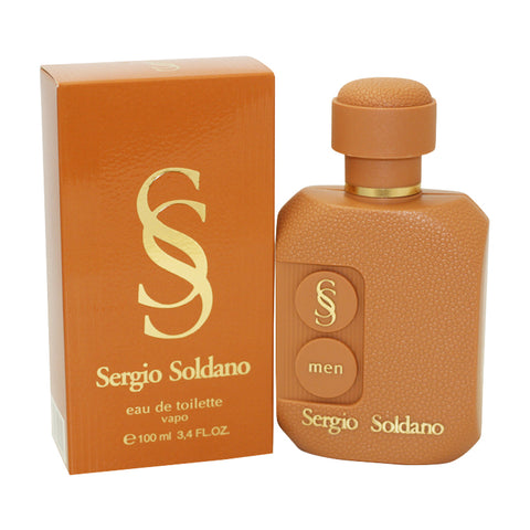 SER65M-P - Sergio Soldano Eau De Toilette for Men - Tan Bottle - 3.4 oz / 100 ml Spray