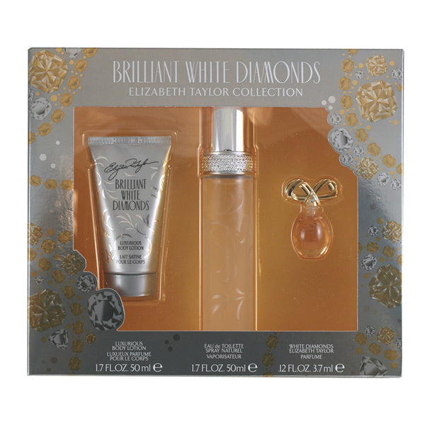 WHI4W-F - Brilliant White Diamonds 3 Pc. Gift Set for Women
