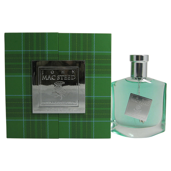 JOH90-P - John Mac Steed Original Collection Green Tartan Eau De Toilette for Men - Spray - 3.3 oz / 100 ml