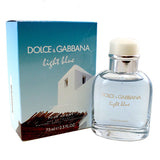 DGS25M - Dolce & Gabbana Dolce & Gabbana Light Blue Living Stromboli Eau De Toilette for Men Spray - 2.5 oz / 75 ml - Limitied Edition
