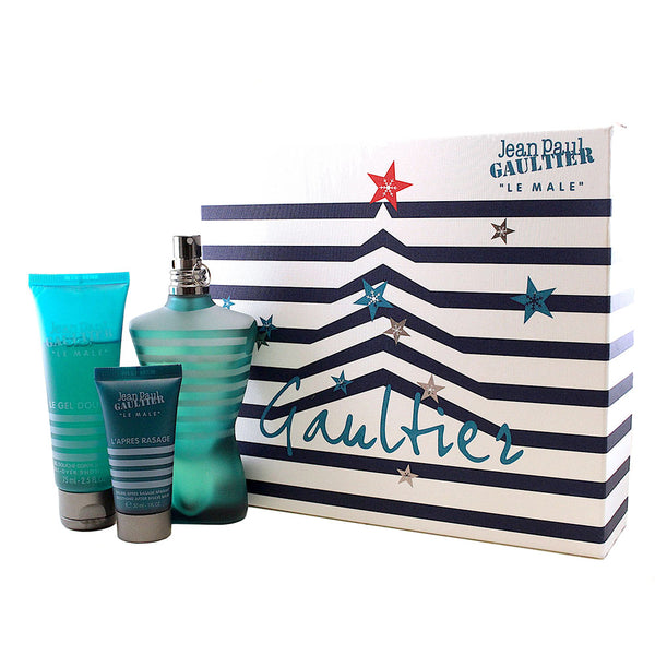 JE326M - Jean Paul Gaultier Le Male 3 Pc. Gift Set for Men