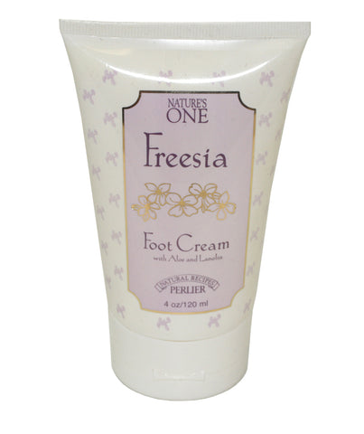 PG69W - Perlier Nature'S One Freesia Foot Cream for Women - 4 oz / 120 g