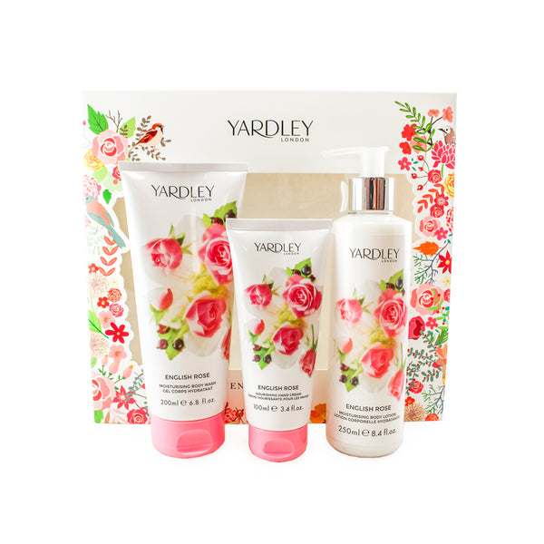 YAR321 - English Rose 3 Pc. Gift Set for Women