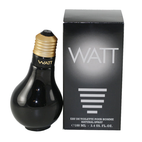 WAB12M - Watt Black Eau De Toilette for Men - 3.4 oz / 100 ml Spray