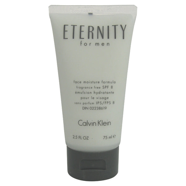 ET116M - Calvin Klein Eternity Face Moisturizer for Men | 2.5 oz / 75 ml - Fragrance Free - SPF 8 - Unboxed
