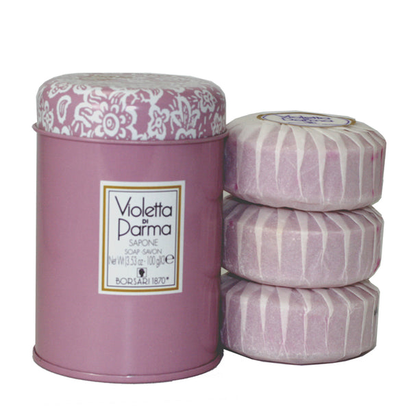VIO13 - Violetta Di Parma Soap for Women - 3 Pack - 3.34 oz / 100 g