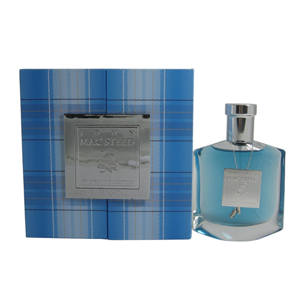 JOH89-P - John Mac Steed Original Collection Blue Tartan Eau De Toilette for Men - Spray - 3.3 oz / 100 ml