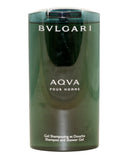 BV15U - Bvlgari Aqva Pour Homme Shampoo & Shower Gel for Men - 6.8 oz / 200 ml - Unboxed