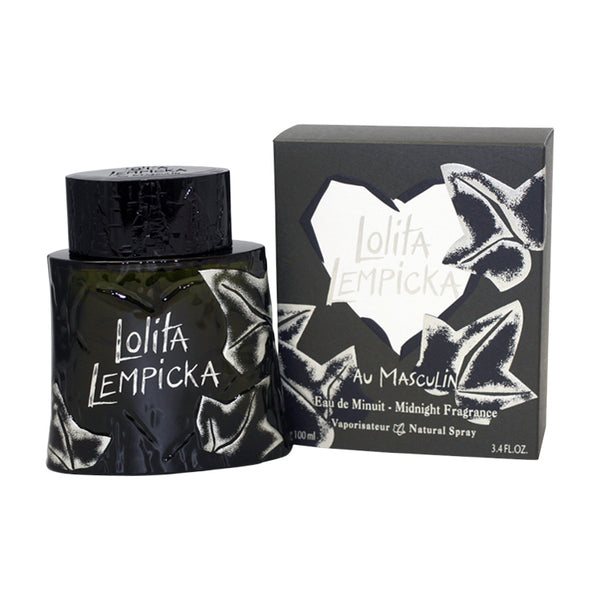 LM34M - Lolita Lempicka Midnight Eau De Minuit for Men - Spray - 3.4 oz / 100 ml - Limitied Edition