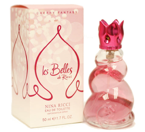 LEF57 - Les Belles De Ricci Cherry Fantasy Eau De Toilette for Women - Spray - 1.7 oz / 50 ml