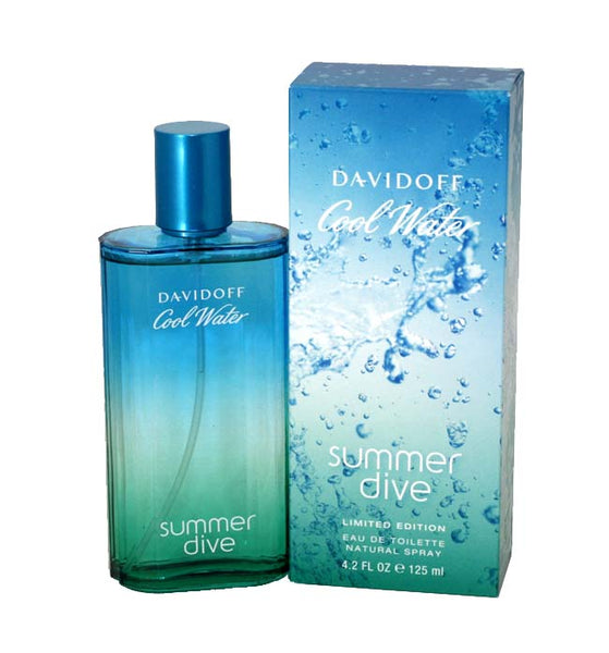 COW40 - Cool Water Summer Dive Eau De Toilette for Men - Spray - 4.2 oz / 125 ml - Limitied Edition