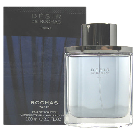 DES13M - Desir De Rochas Homme Eau De Toilette for Men - Spray - 3.3 oz / 100 ml