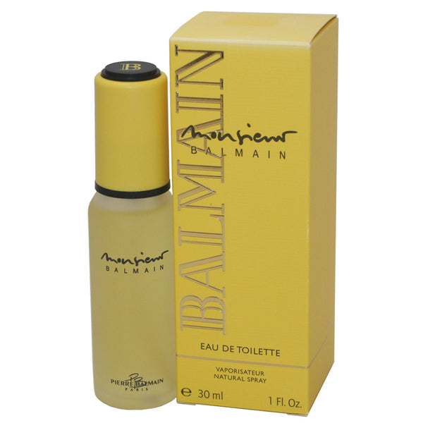 MON30M - Monsieur Balmain Eau De Toilette for Men - Spray - 1 oz / 30 ml