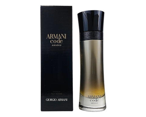 ACA37M - Giorgio Armani Armani Code Absolu Parfum for Men - 3.7 oz / 110 ml - Spray