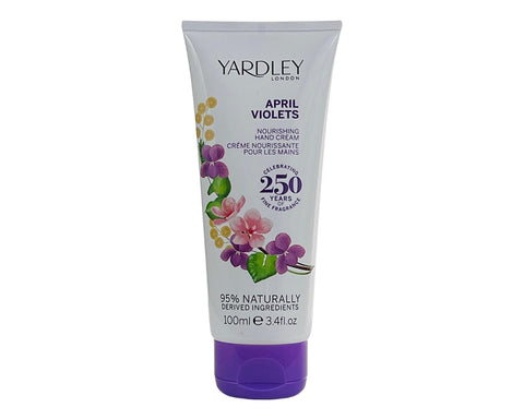 AVS27 - April Violets Hand & Nail Cream for Women - 3.4 oz / 100 g