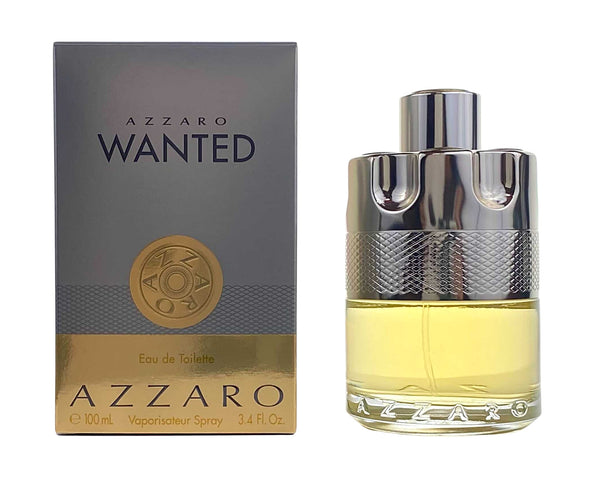 AZW34M - Azzaro Wanted Eau De Toilette for Men - 3.4 oz / 100 ml - Spray