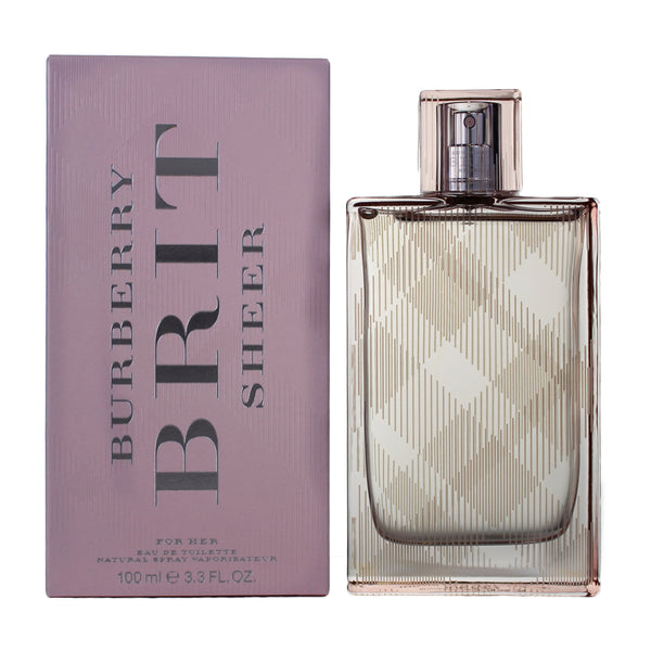 BR229 - Burberry Brit Sheer Eau De Toilette for Women - 3.3 oz / 100 ml