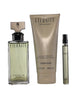 CKEG6 - Calvin Klein Eternity 3 Pc. Gift Set for Women - EDP 3.4 oz + B/L 6.7 oz + EDP 0.33 oz