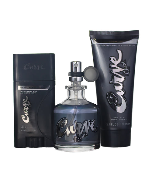 CRU29M - Liz Claiborne Curve Crush 3 Pc. Gift Set for Men