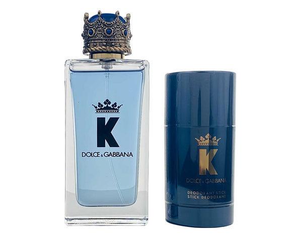 DGK2P - Dolce & Gabanna K 2 Pc. Gift Set for Men - Deo 2.6 oz + EDT 3.3 oz