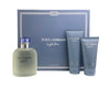 DO85M - Dolce & Gabbana Dolce & Gabbana Light Blue Pour Homme 3 Pc. Gift Set