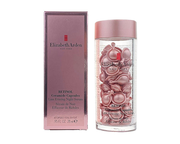 EARC60 - Elizabeth Arden Retinol Ceramide Capsules Line Erasing Night Serum for Women - 0.95 oz / 28 ml - 60 Capsules