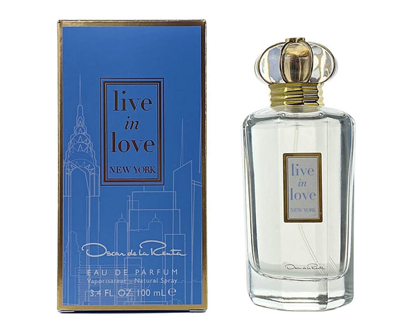 ORL34 - Oscar de la Renta Live in Love New York Eau De Parfum Spray for Women - 3.4 oz / 100 ml - Spray