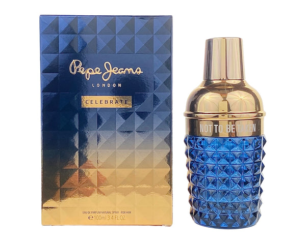 PCL34M - Pepe Jeans Celebrate for Him Eau De Parfum for Men - 3.4 oz / 100 ml - Spray