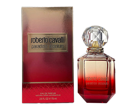 RCPA25 - Roberto Cavalli Paradiso Assoluto Eau De Parfum for Women - 2.5 oz / 75 ml - Spray
