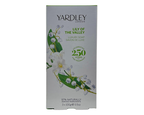YAR35 - Lily Of The Valley Soap for Women - 3 Pack - 3.5 oz / 100 g